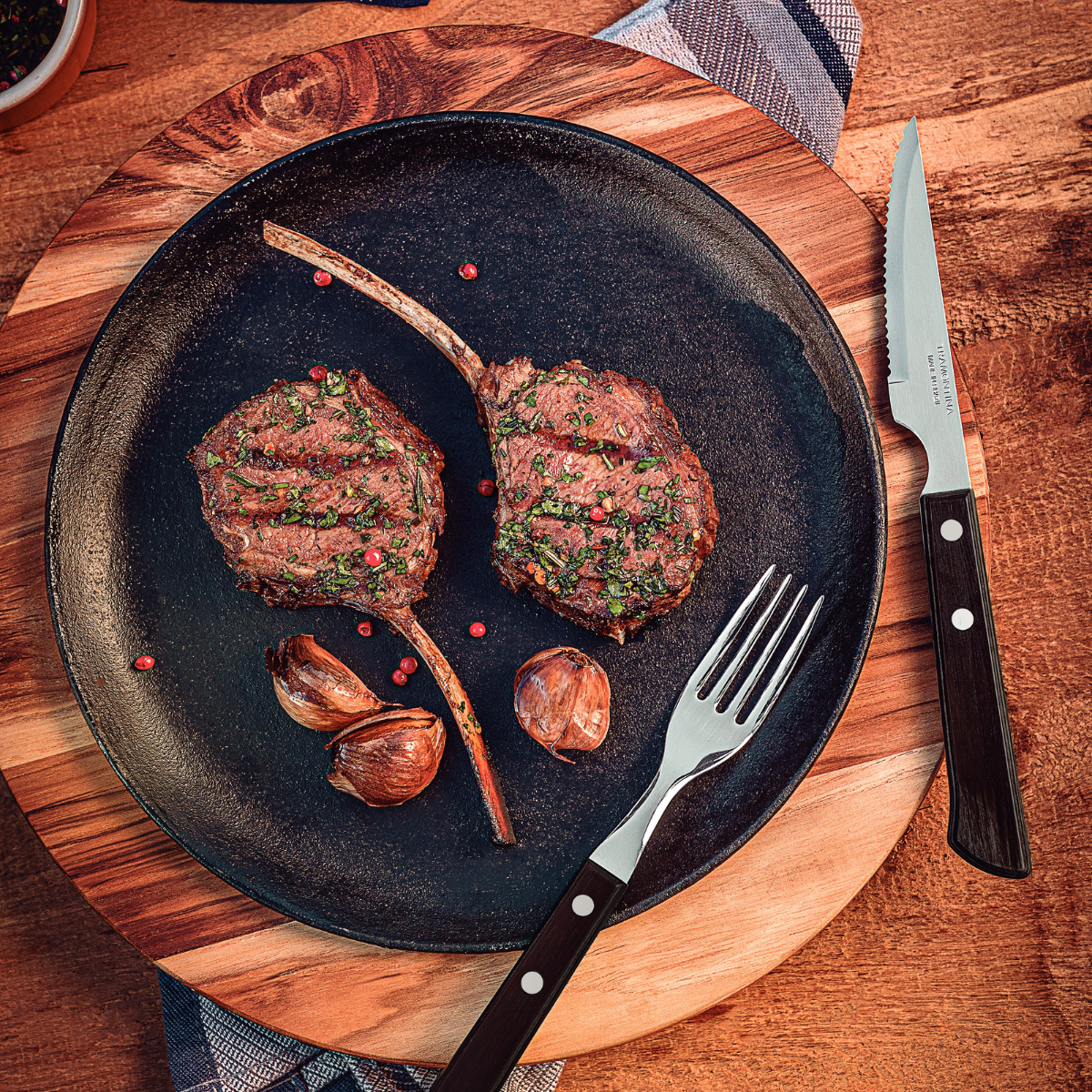 Tramontina Polywood Tableware Set, 12 Pcs, Stainless Steel