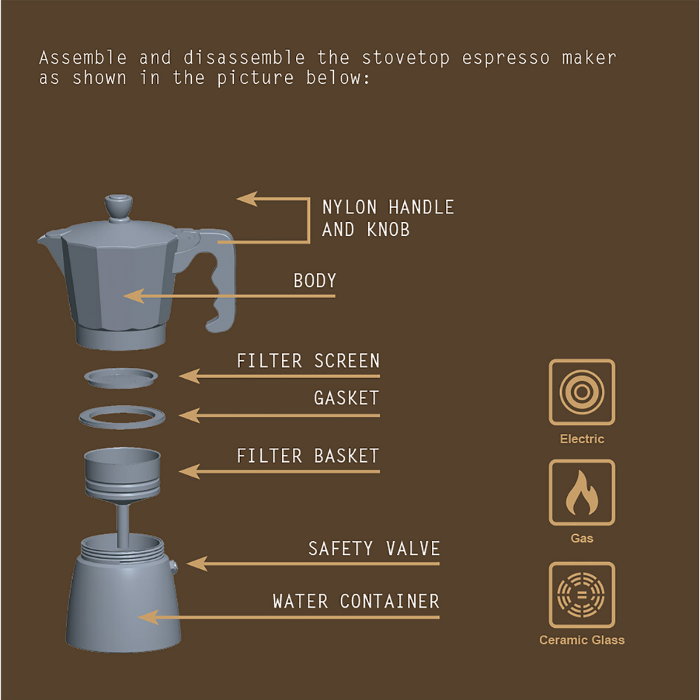 Tramontina Espresso Coffee Maker