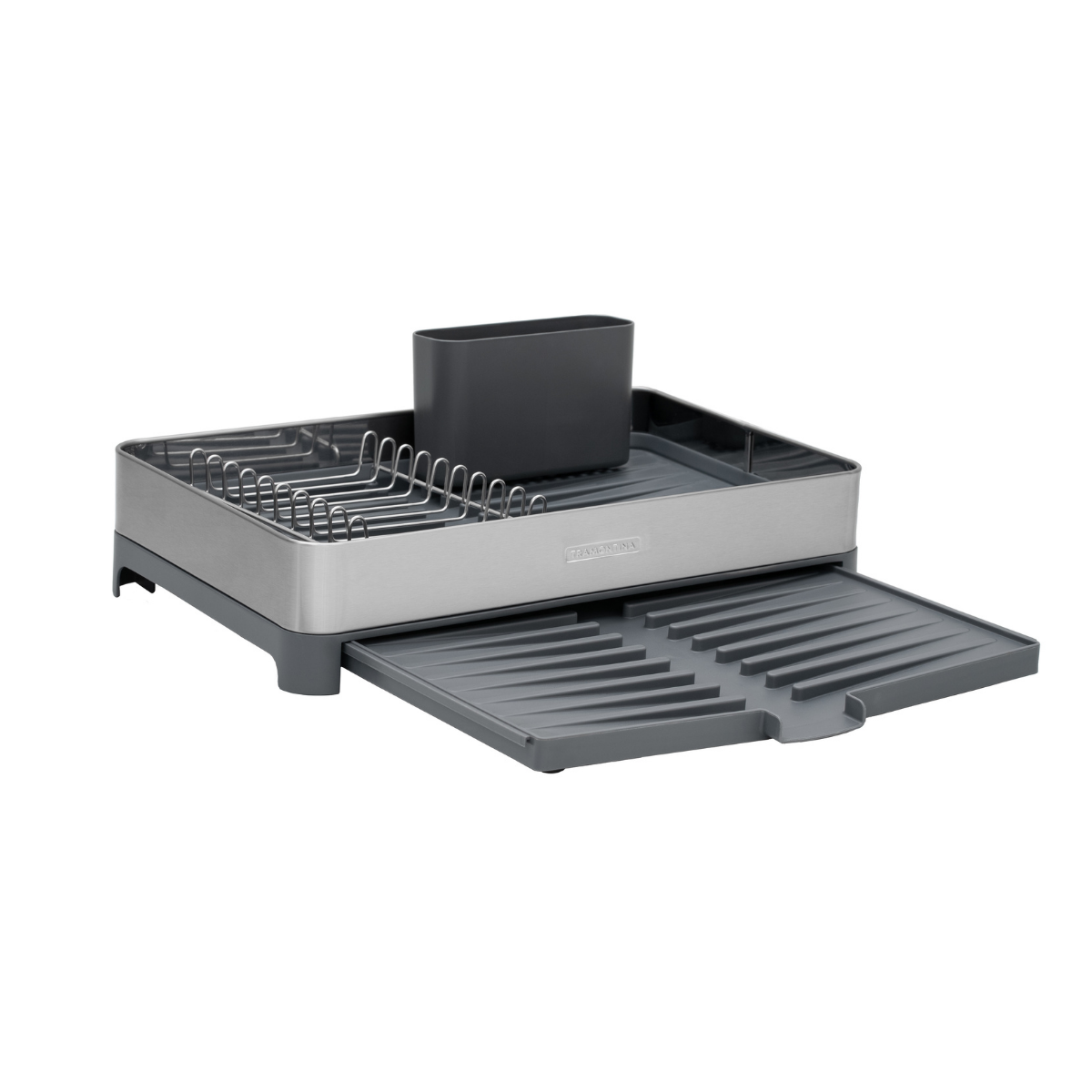 Tramontina Expandable Dish Rack, Stainless Steel/Polypropylene