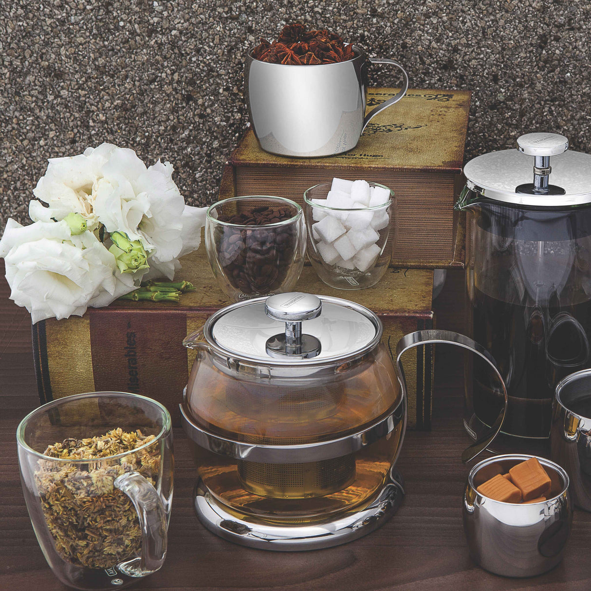 Tramontina Double-Walled Glass Coffee Cup Set, 2 Pcs