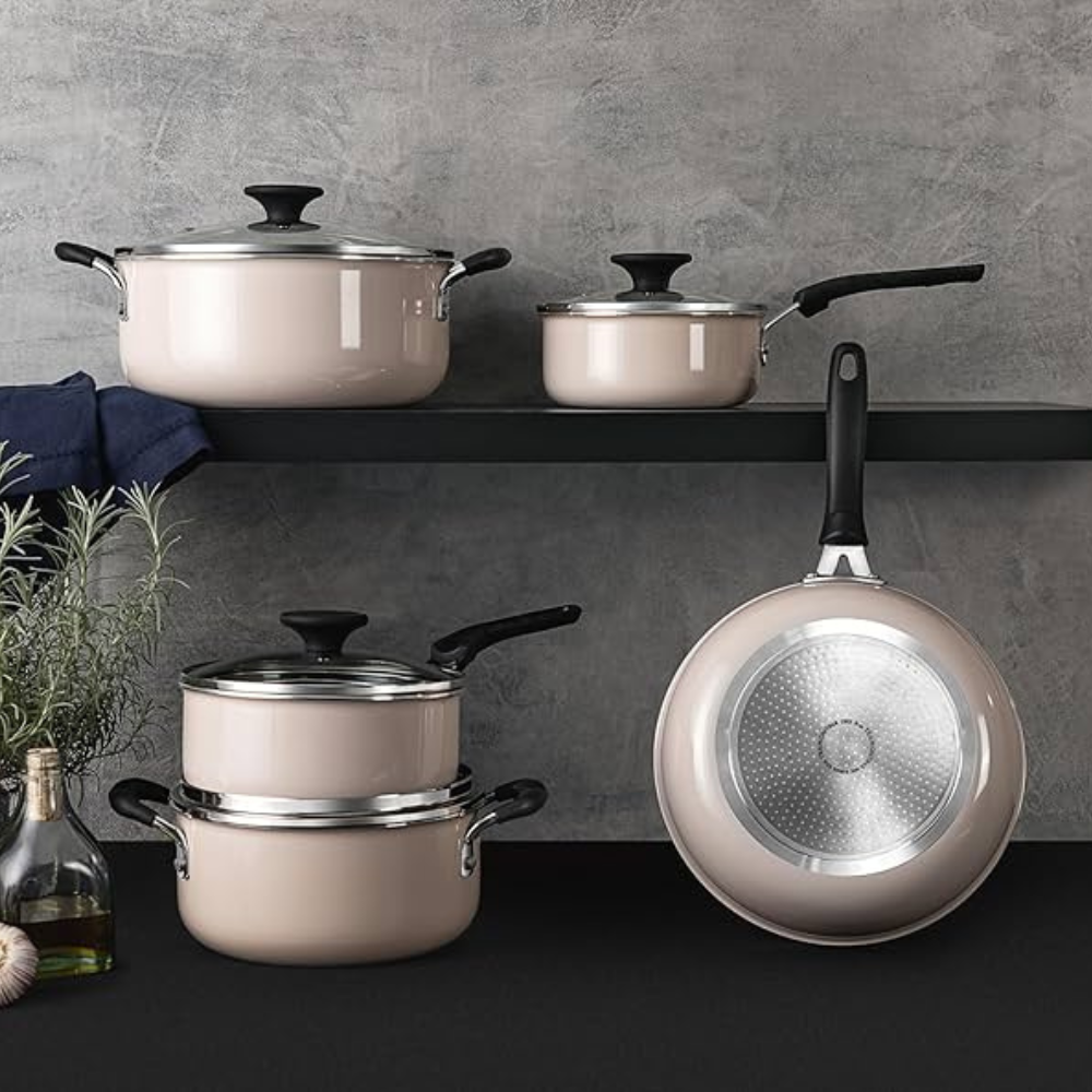 Tramontina Tunis 18cm Sauce Pan, Ceramic/Non- stick/Aluminium/ Induction