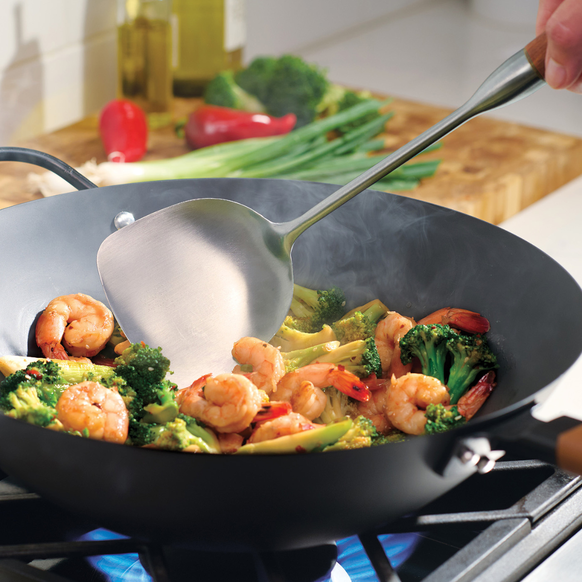 Tramontina 36cm Carbon Steel Wok