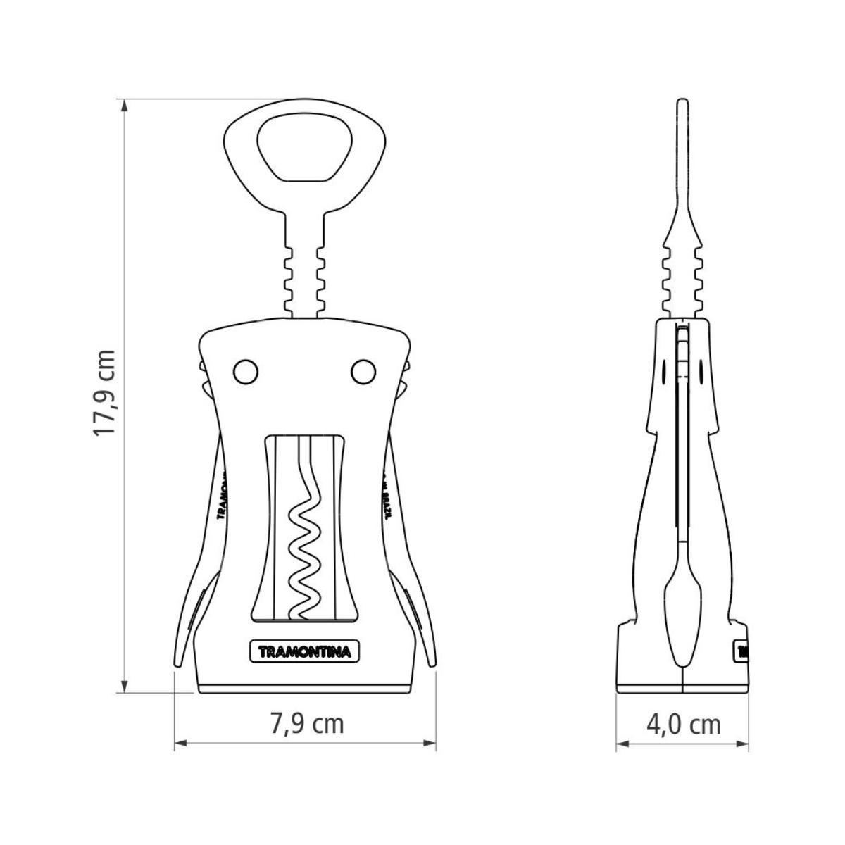 Tramontina Harmoniza Corkscrew Bottle Opener