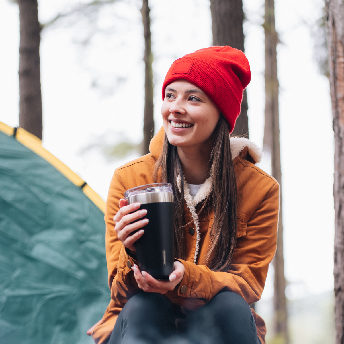 Tramontina Exata 550ml Tumbler With Lid, Stainless Steel