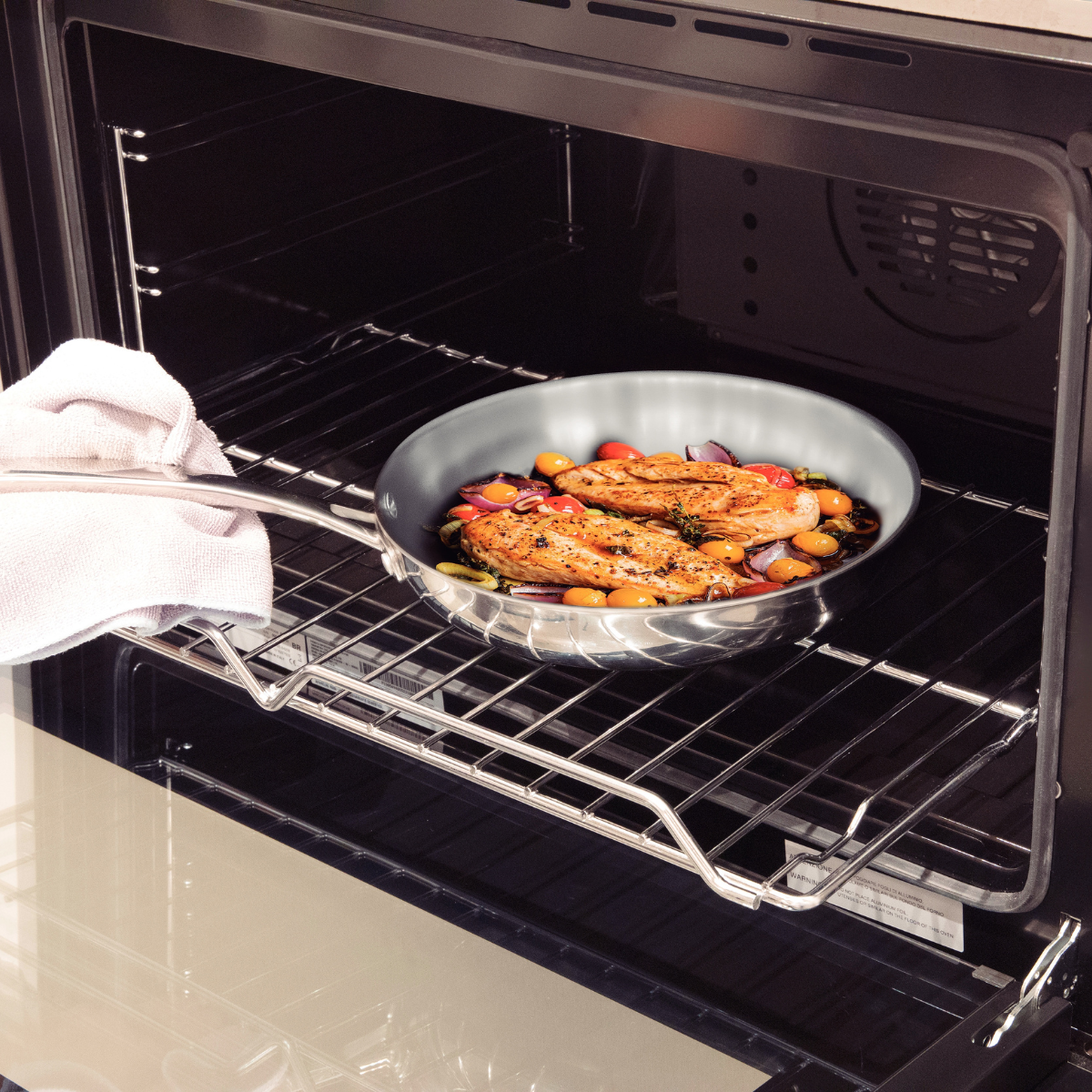 Tramontina Grano 3 Piece Cookware Set, Induction, Stainless Steel, Fully Clad