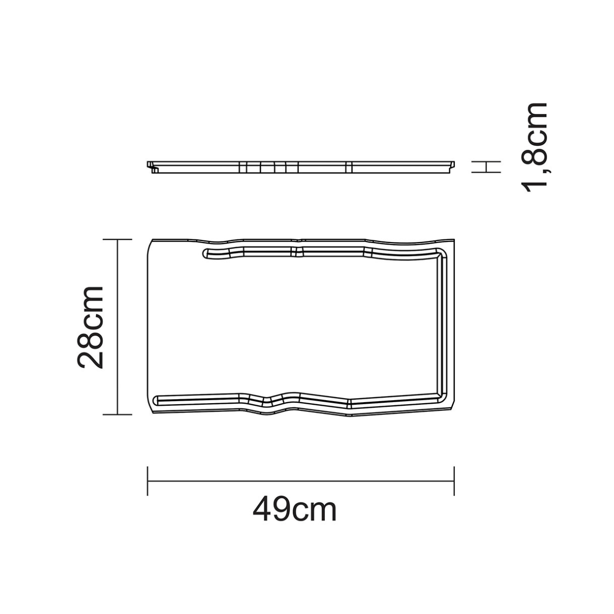 Tramontina Antibacterial Savia Wood Chopping Board with Groove