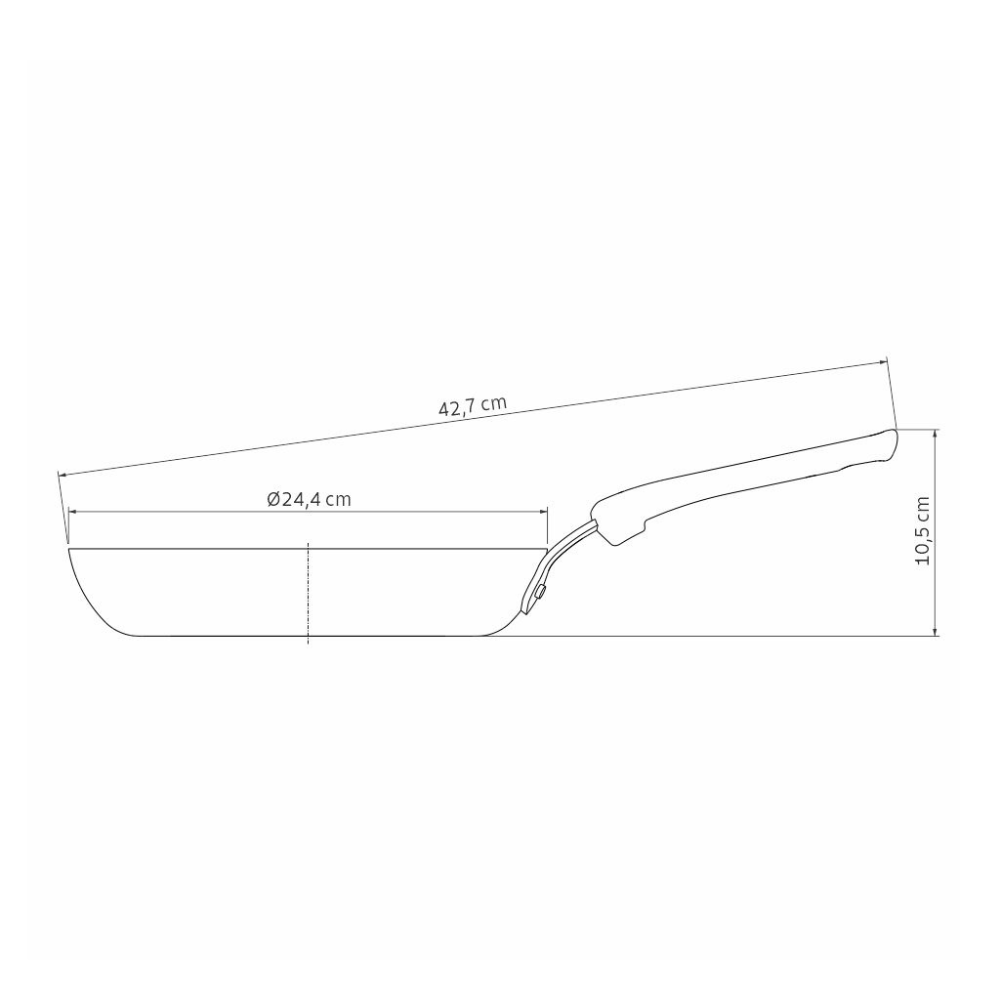 Tramontina Tunis Frying Pan, Ceramic, Non-stick, Induction