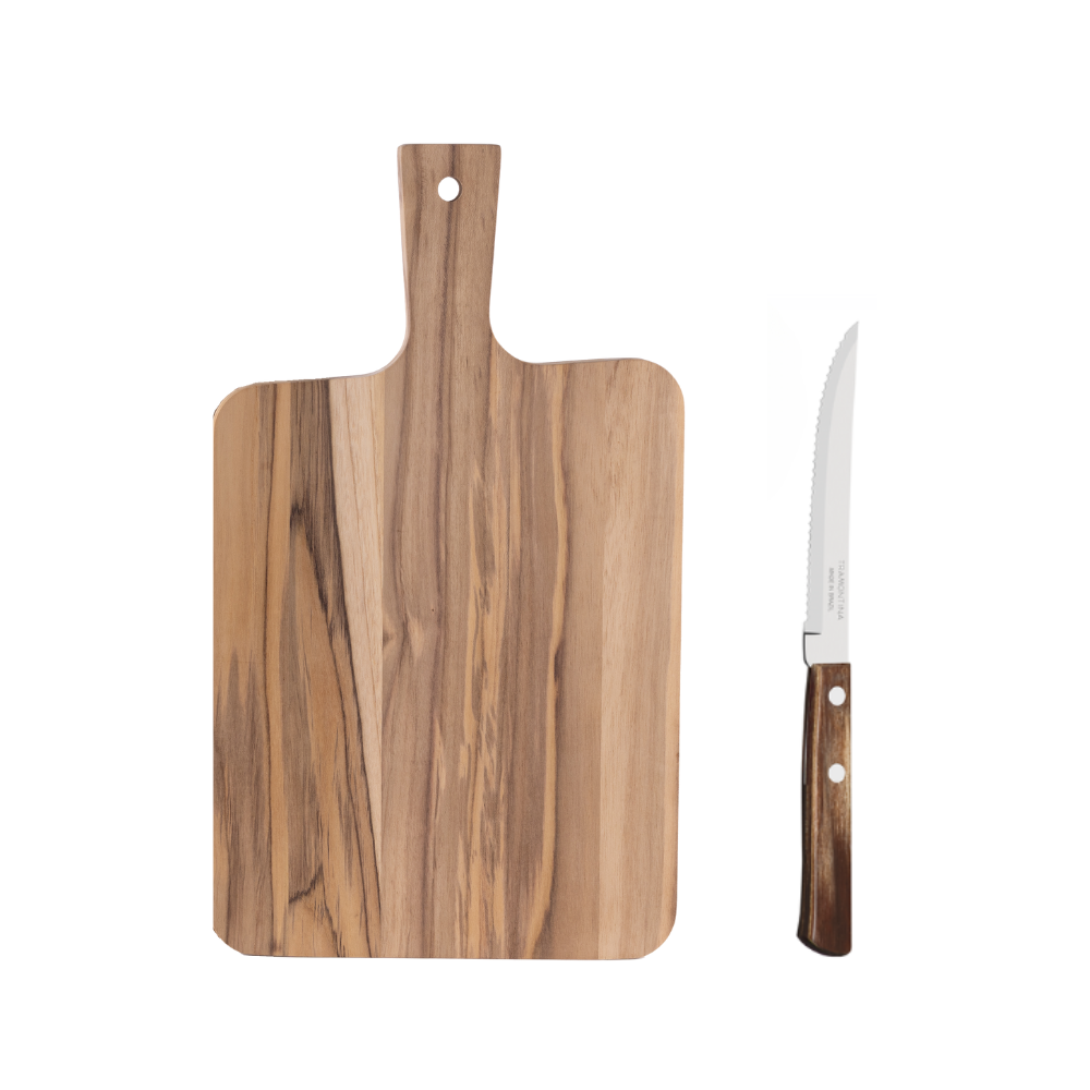 Tramontina Cutting Board and Knife Set
