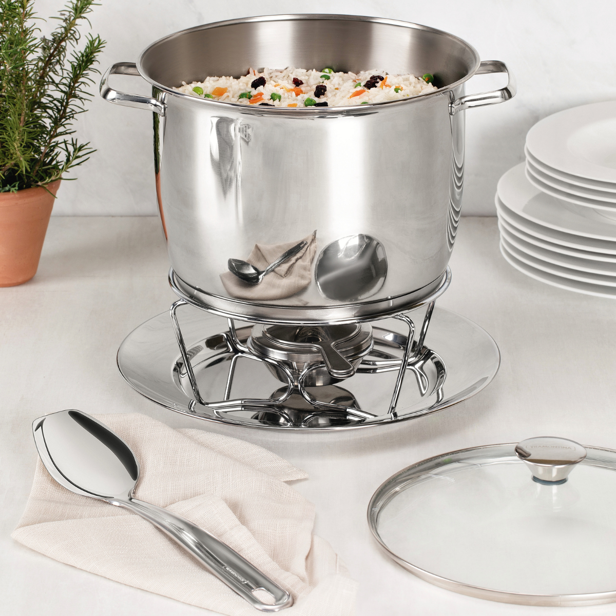 Tramontina Extrata Utensils, Stainless Steel