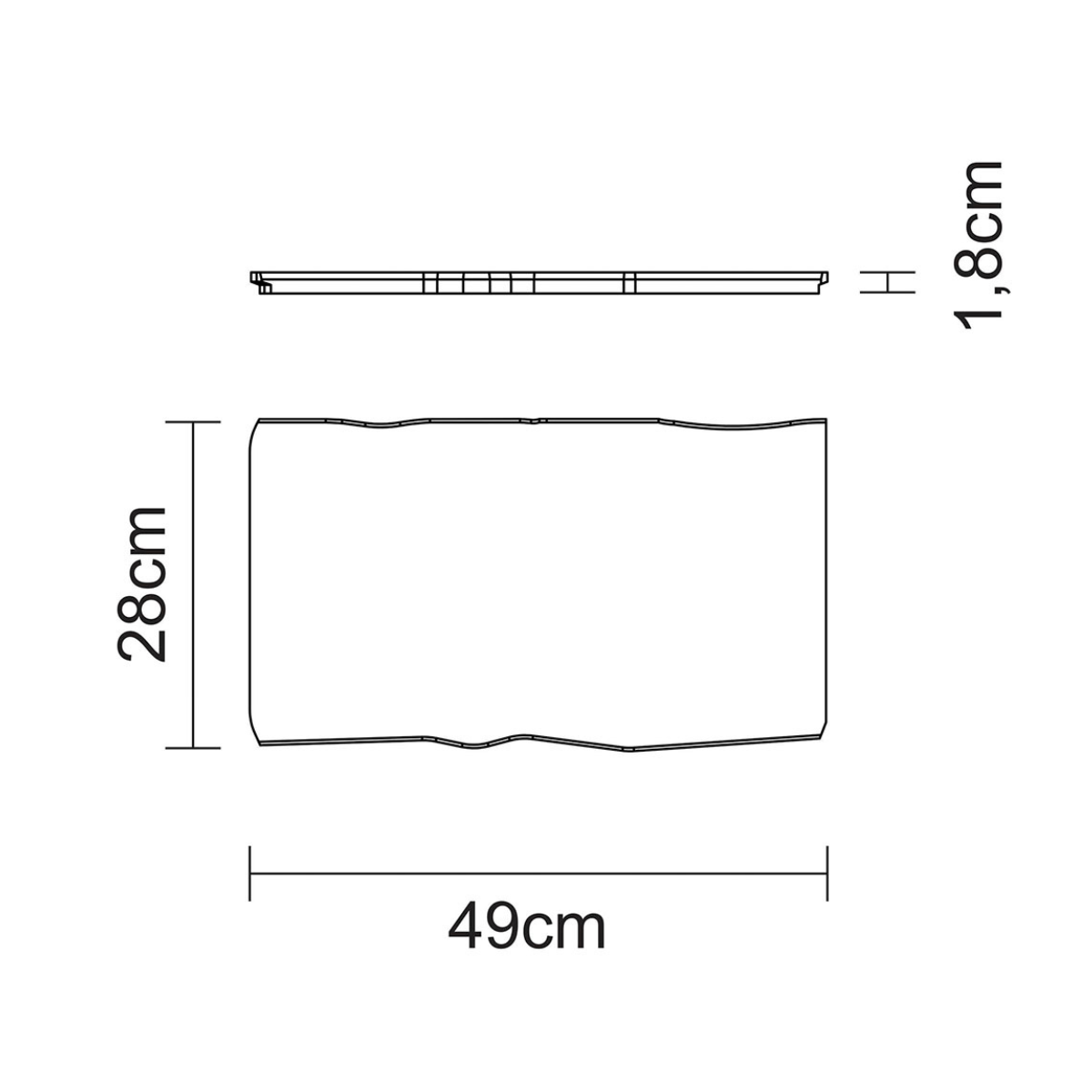 Tramontina Antibacterial Savia Cherry Wood Chopping Board