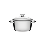 Tramontina Allegra Casserole with Lid, 18/10 Stainless Steel, Induction