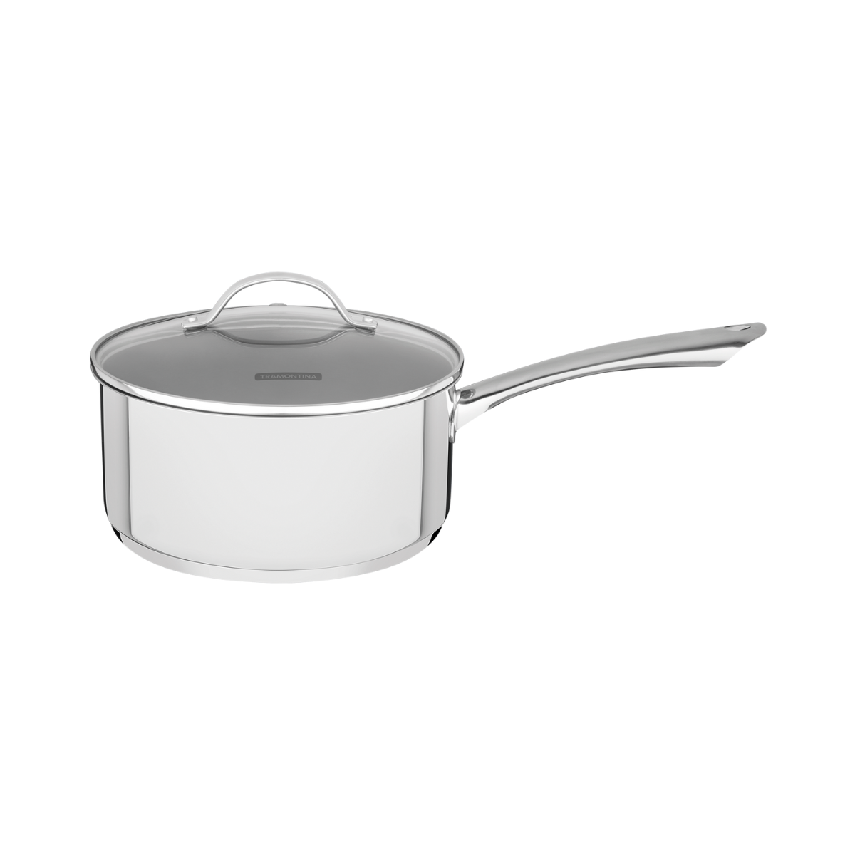 Tramontina Una 16cm Sauce Pan with Lid, 18/10 Stainless Steel, Induction