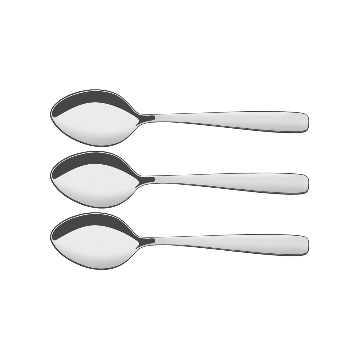 Tramontina Amazonas Table Spoon Set, 3 pcs, Stainless Steel