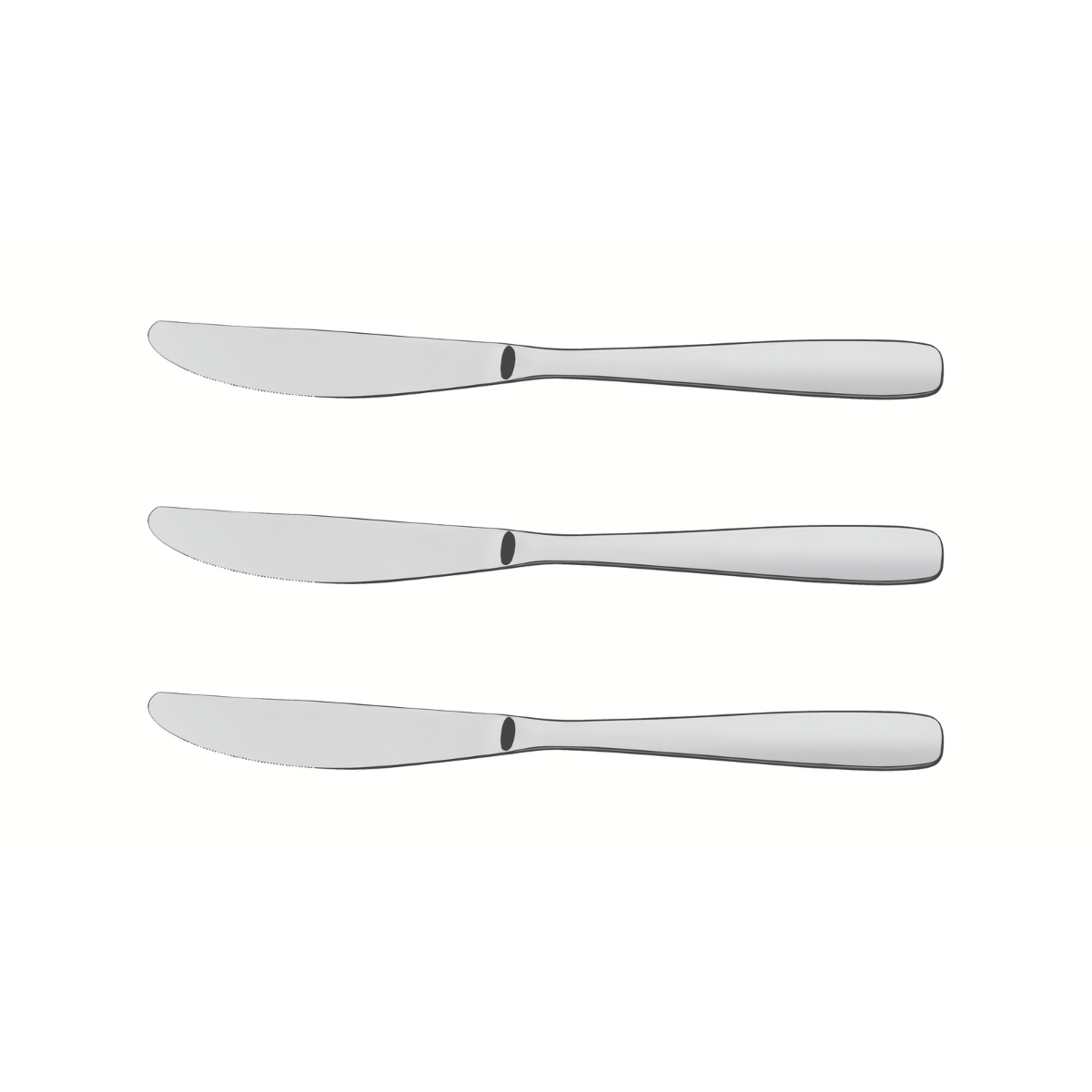 Tramontina Amazonas Table Knife Set, 3 pcs, Stainless Steel