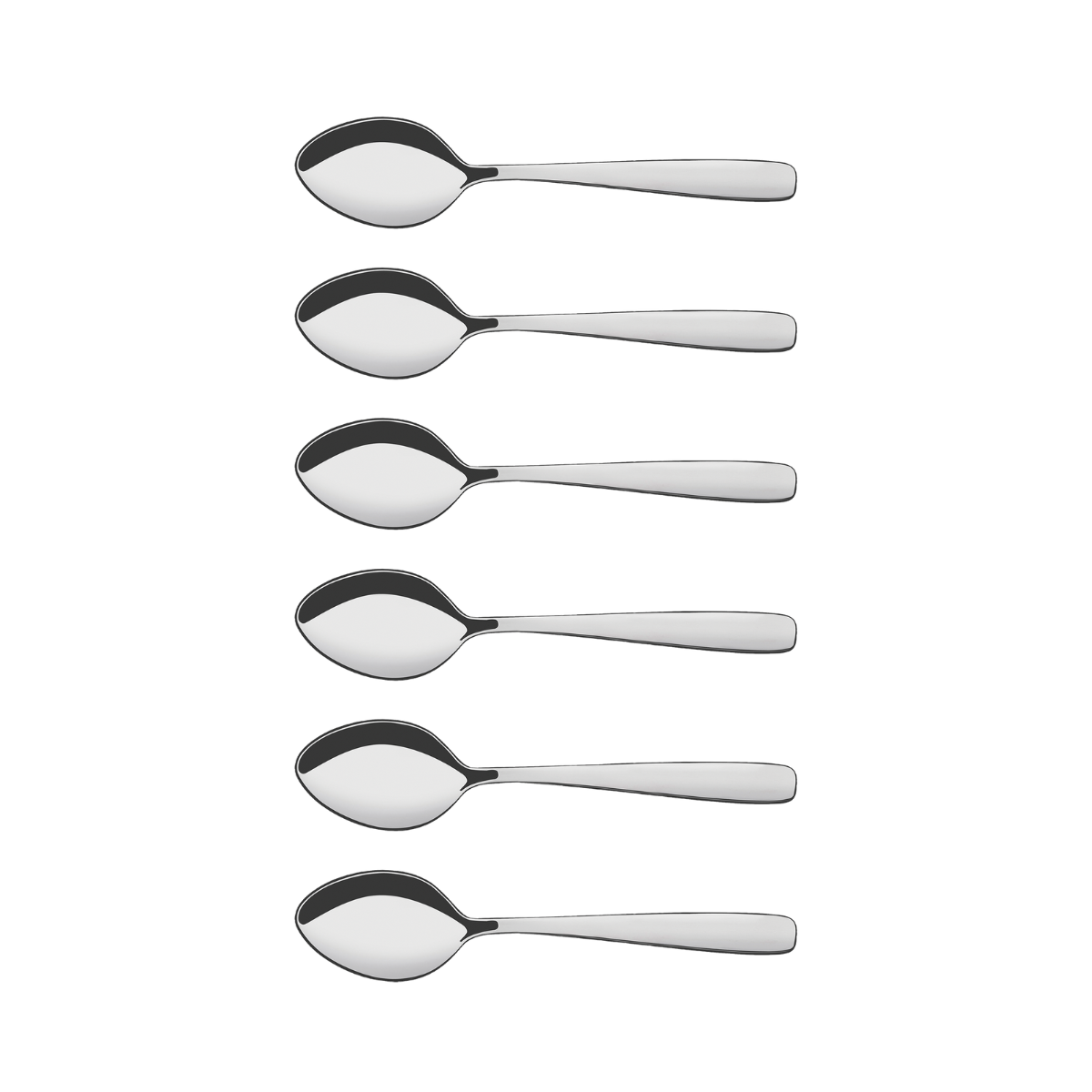 Tramontina Amazonas Tea Spoon Set, 6 pcs, Stainless Steel