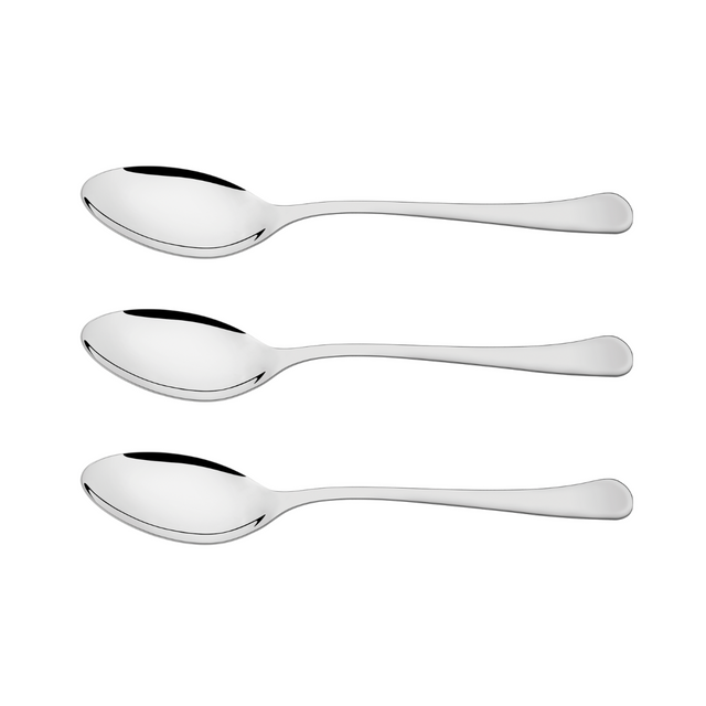 Tramontina Havana stainless table spoons, set of 3, polished metal