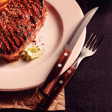 Tramontina Polywood Table Fork, Stainless Steel