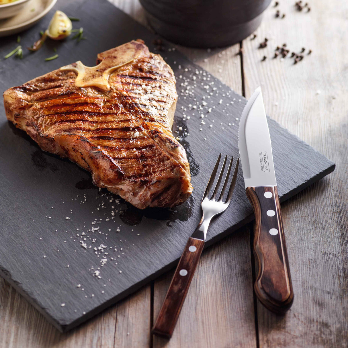 Tramontina Churrasco Jumbo Fork, Stainless Steel