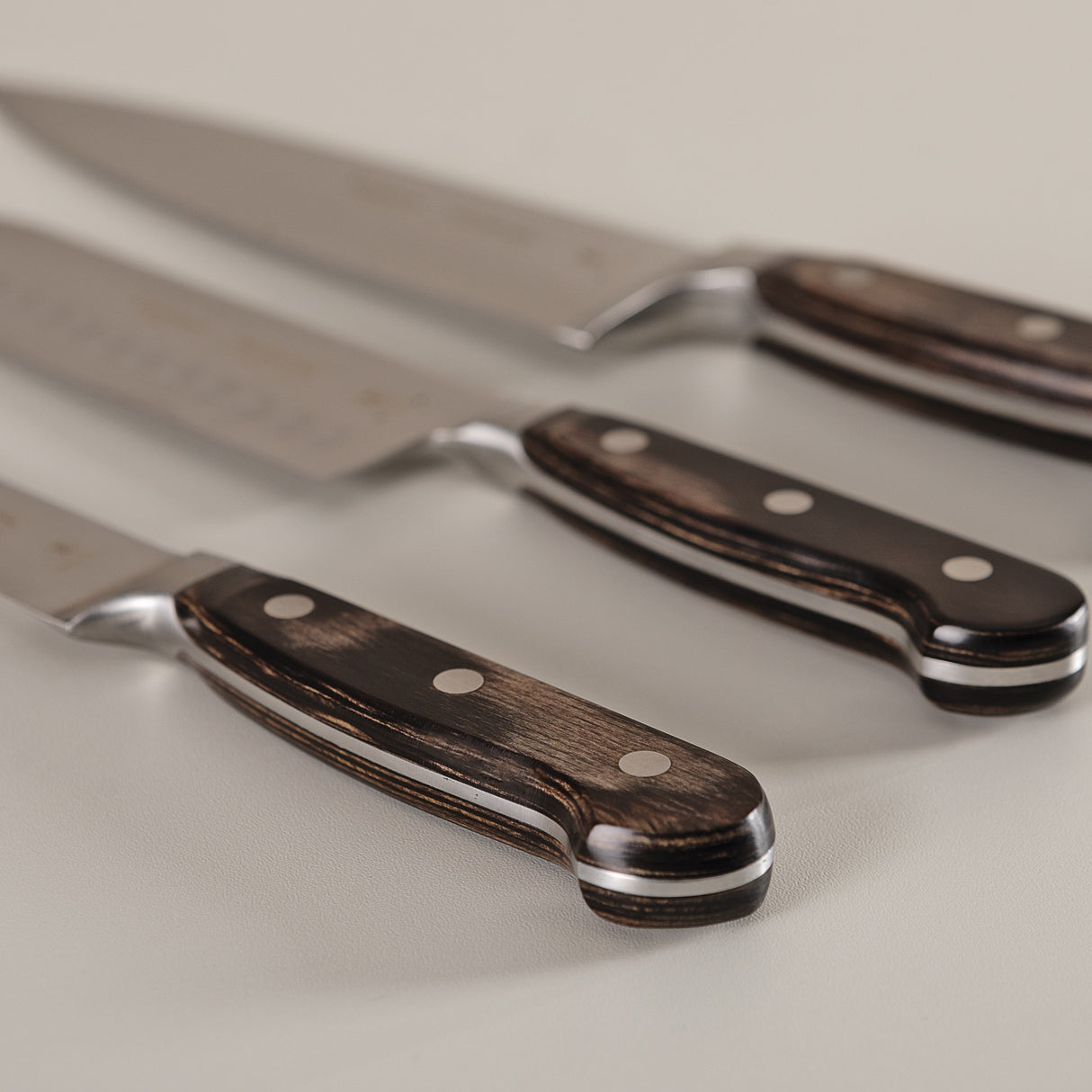 Tramontina Century Wood 7" Cook's Knife, Stainless Steel