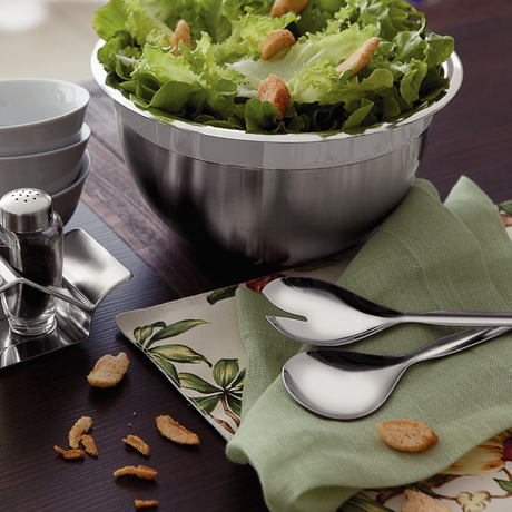 Tramontina Cosmos Salad Set, 2 Pcs, Stainless Steel