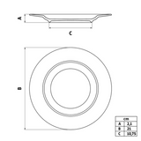 Tramontina Abstratta 21cm Porcelain Dessert Plate