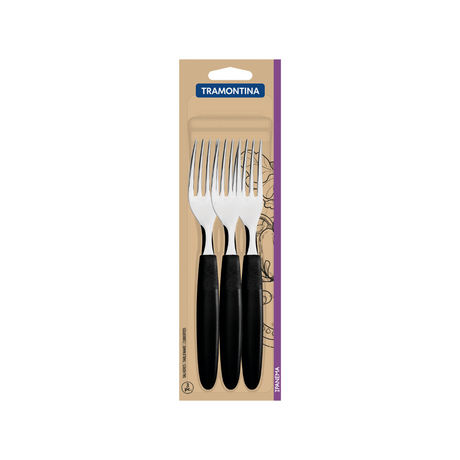 Tramontina Ipanema Table Fork, 3 Pcs, Stainless Steel