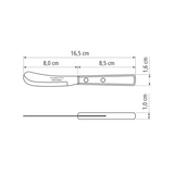 Tramontina Polywood 3" Butter Spreader/Knife, Stainless Steel