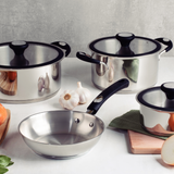 Tramontina Solar Silicone 20cm Frying Pan, 18/10 Stainless Steel, Induction
