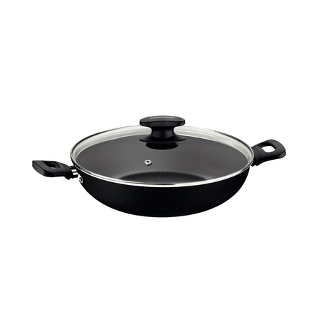 Tramontina Loreto 28cm Wok with Lid, Non-stick