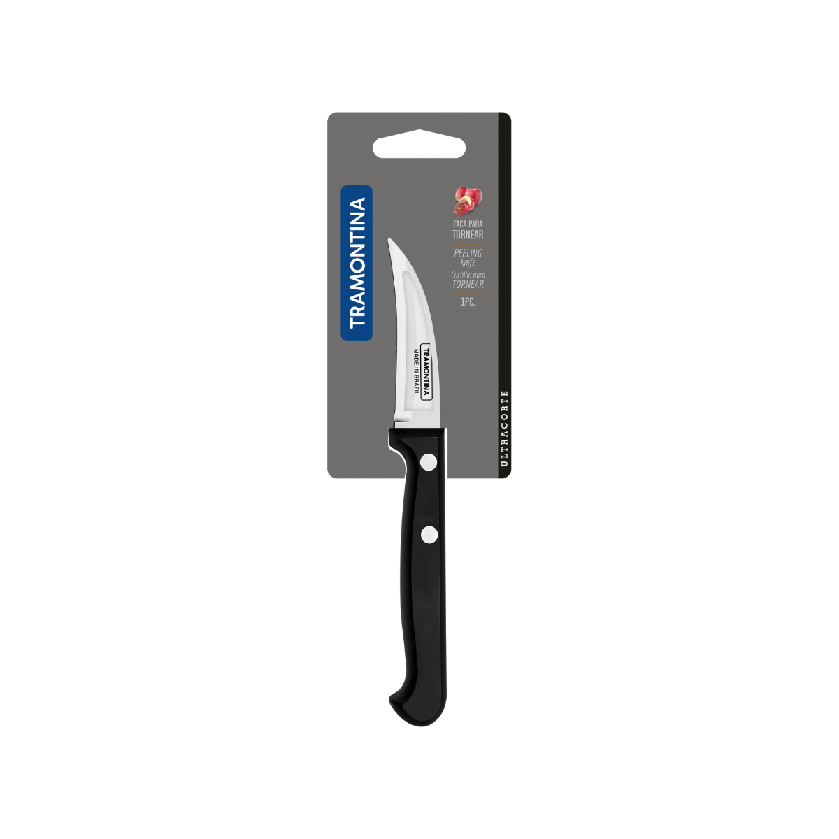 Tramontina Ultracorte 3" Peeling Knife, Stainless Steel
