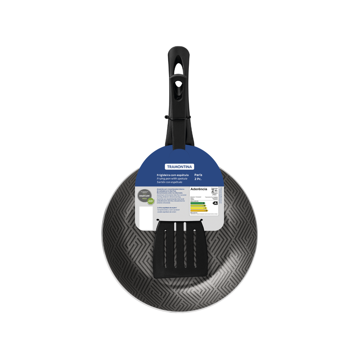 Tramontina Paris Frying Pan with Spatula, Non-stick