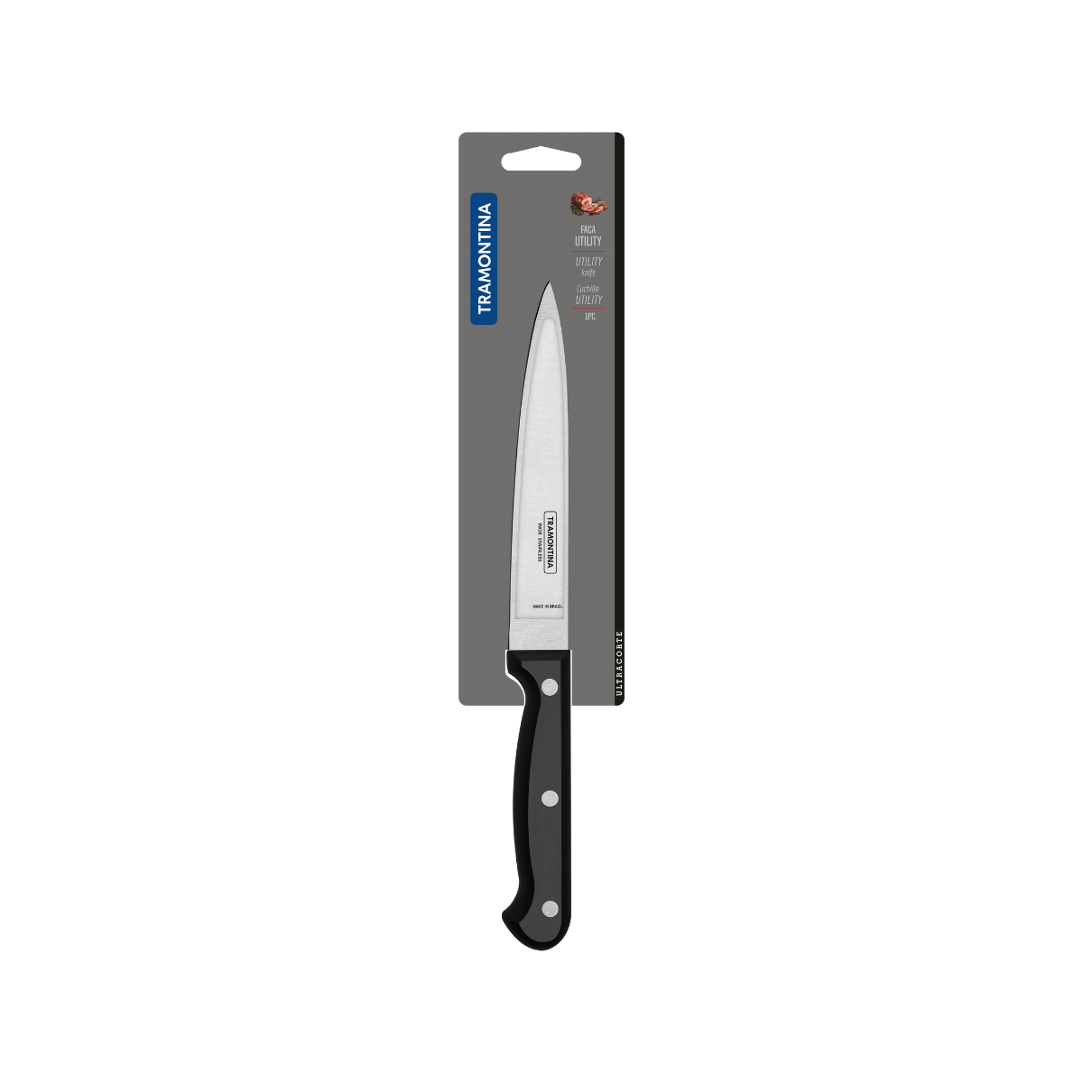 Tramontina Ultracorte 6" Kitchen Knife, Stainless Steel
