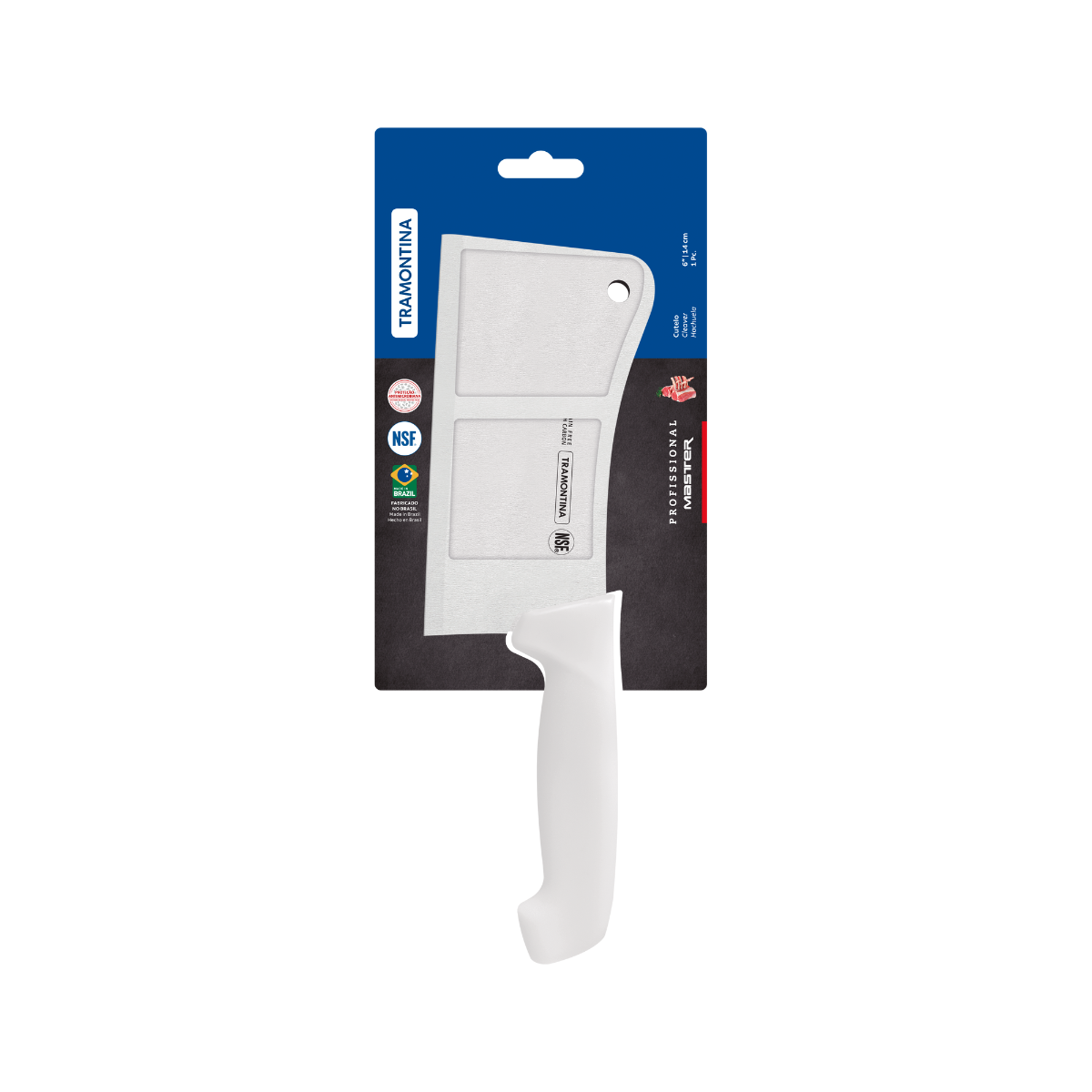 Tramontina Professional Master 6" Cleaver, Stainless Steel