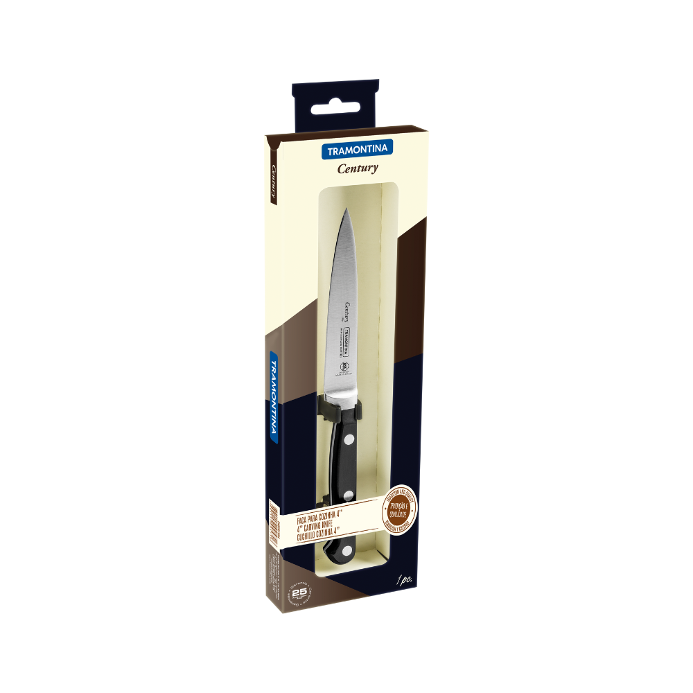Tramontina Century 4" Vegetable and Fruit Knife, Stainless Steel
