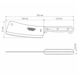 Tramontina Ultracorte 6" Cleaver, Stainless Steel