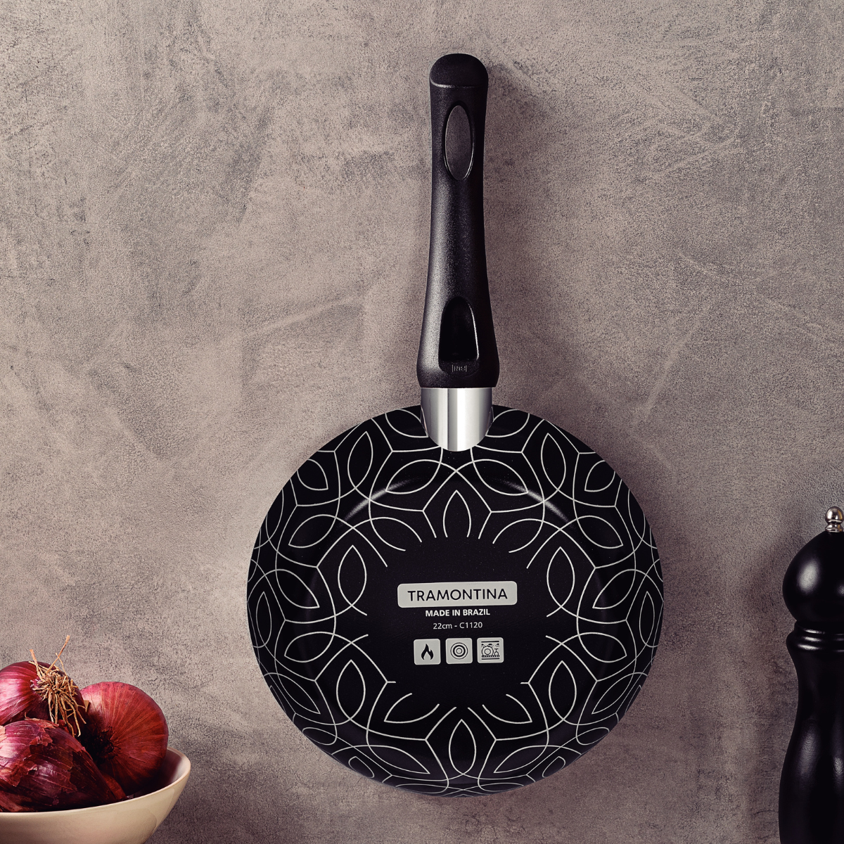 Tramontina Paris Frying Pan with Spatula, Non-stick