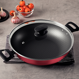 Tramontina Loreto 28cm Wok with Lid, Non-stick