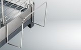 Tramontina 2-Tier Dish Rack, Stainless Steel/Polypropylene