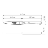Tramontina Ultracorte 4" Vegetable and Fruit Knife, Stainless Steel