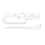 Tramontina Plenus 7" Cleaver, Stainless Steel