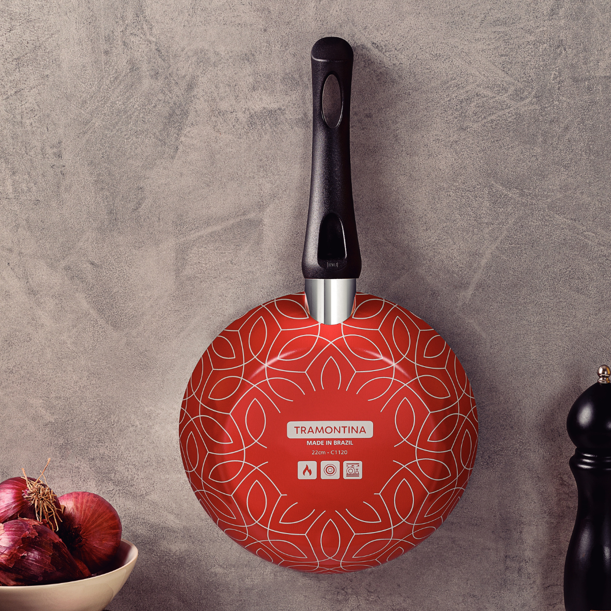 Tramontina Paris Frying Pan with Spatula, Non-stick