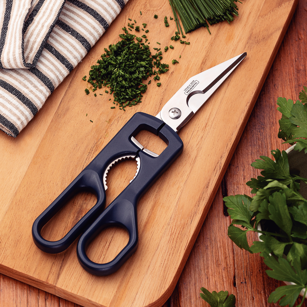 Tramontina Supercort 9" Kitchen Scissors, Stainless Steel