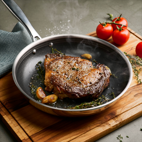Tramontina Tektile 24/28cm Frying Pan, 18/10 Stainless Steel, Induction, Ceramic