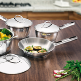 Tramontina Allegra Frying Pan, 18/10 Stainless Steel, Induction