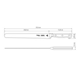 Tramontina Century Bread Knife, Stainless Steel
