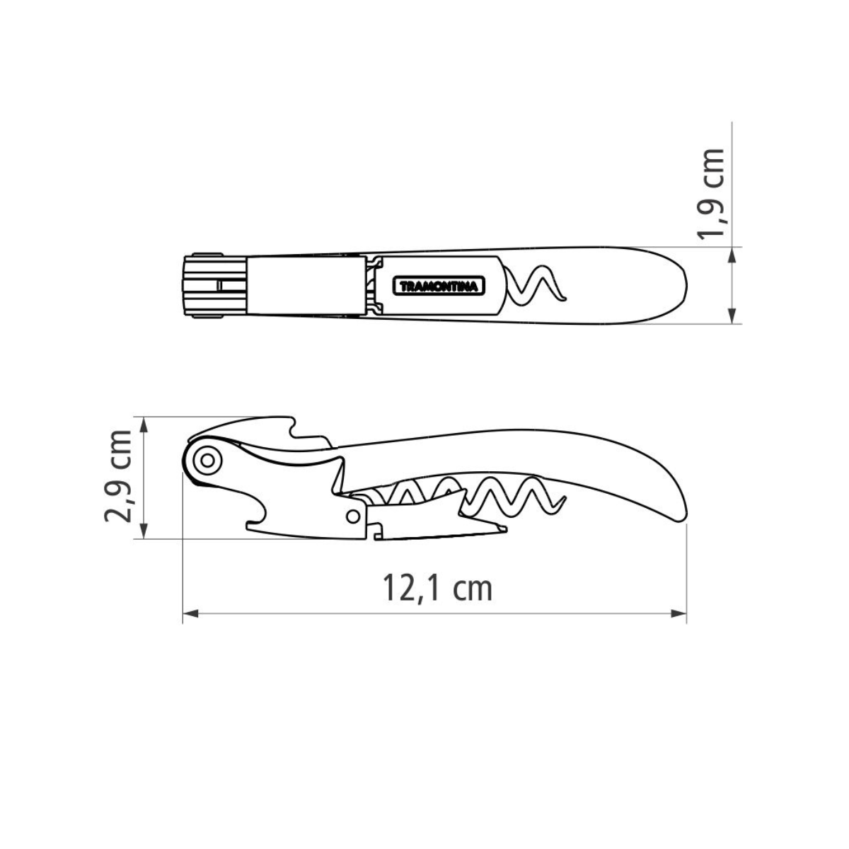 Tramontina Harmoniza Corkscrew Bottle Opener