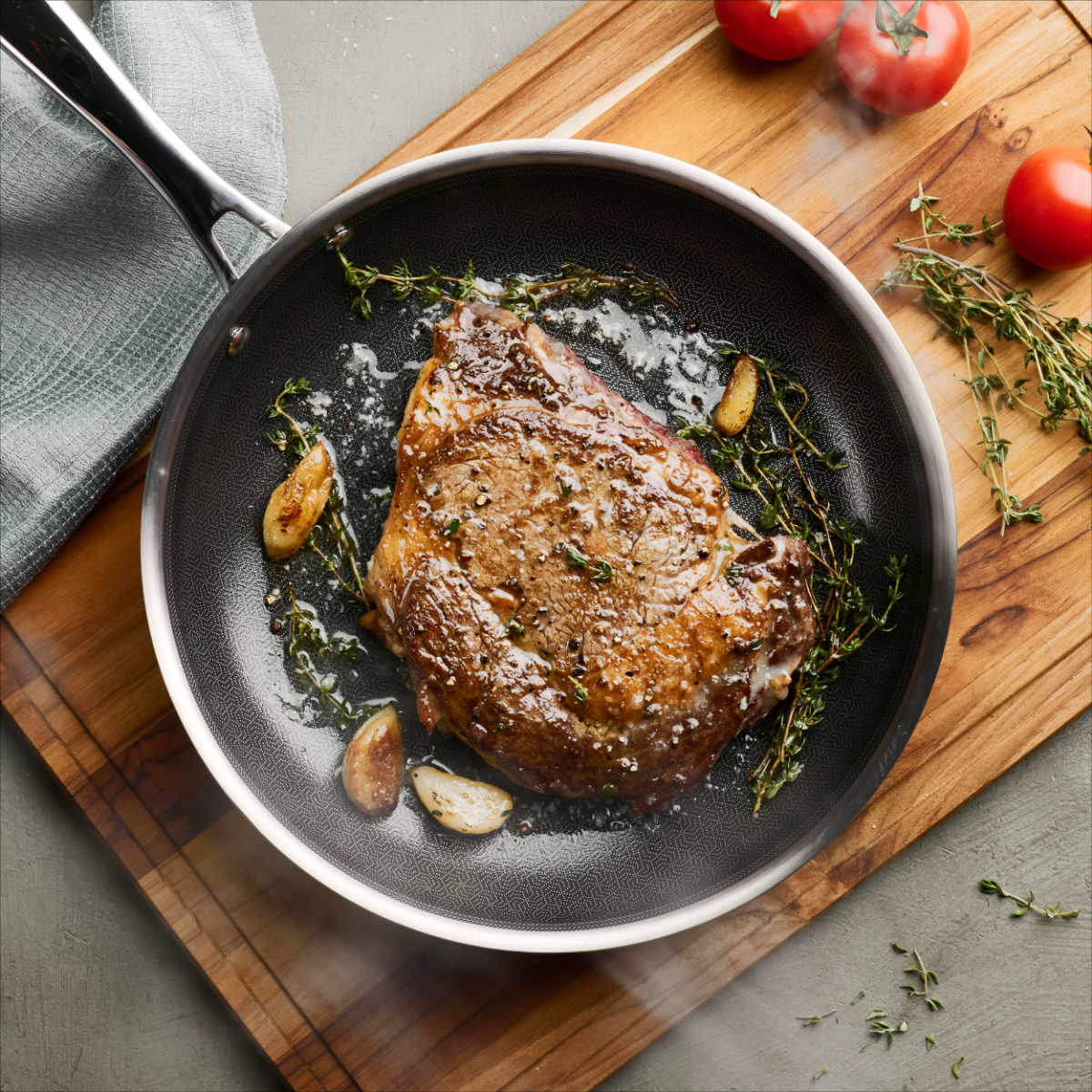 Tramontina Tektile 24/28cm Frying Pan, 18/10 Stainless Steel, Induction, Ceramic