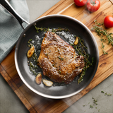 Tramontina Tektile 24/28cm Frying Pan, 18/10 Stainless Steel, Induction, Ceramic