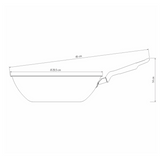 (Pre-Order) Tramontina Loreto 28cm Chinese Wok, Non-stick