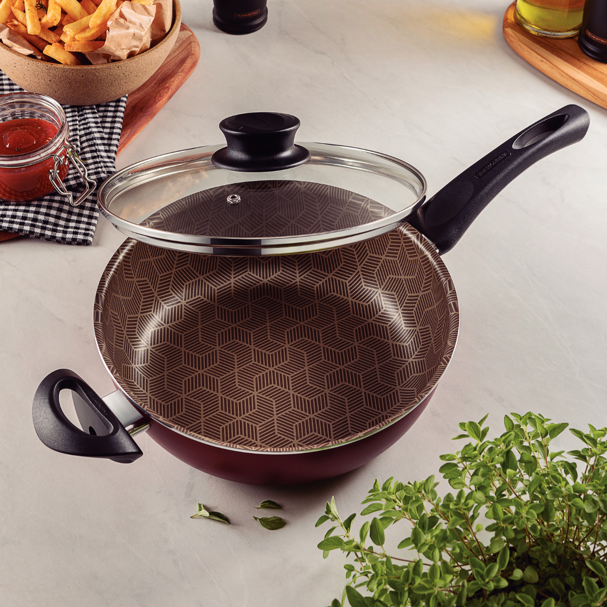Tramontina Paris Skillet with Lid, Non-stick